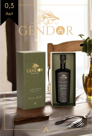 Hediyelik Kalamata Erken (İLK) Hasat Natürel Sızma Zeytinyağı  750 ml - Özel tasarım hediye kutusuyla birlikte