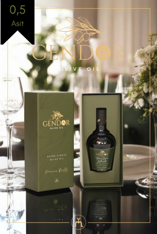 Hediyelik Natürel Sızma Filtresiz Zeytinyağı   500 ml - Özel tasarım hediye kutusuyla birlikte