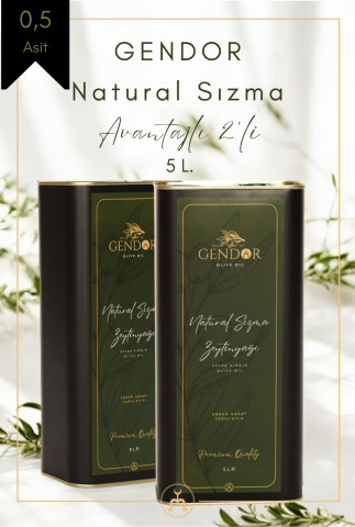 Natürel Sızma Filtresiz Zeytinyağı 2*5L