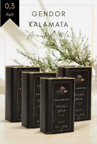 Kalamata Erken (İLK) Hasat Natürel Sızma Zeytinyağı 4*3L