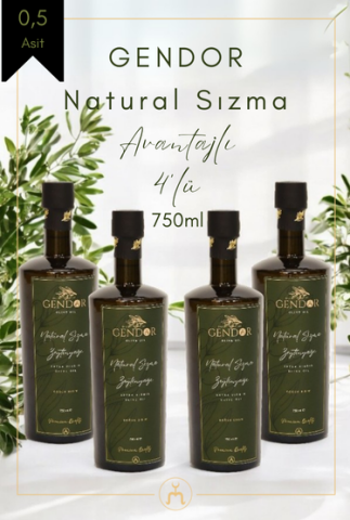 Natural Sızma Zeytinyağı 4*750ml