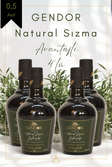Natural Sızma Zeytinyağı 4*500ml