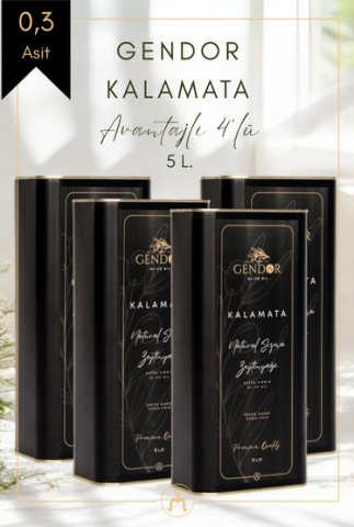 Kalamata Erken (İLK) Hasat Natural Sızma Zeytinyağı 4*5L