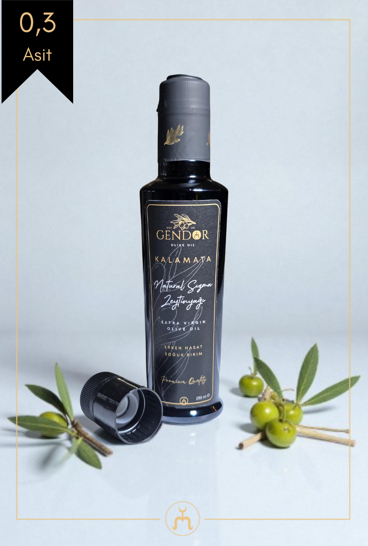 Kalamata Erken (İLK) Hasat Natürel Sızma Zeytinyağı 250ml