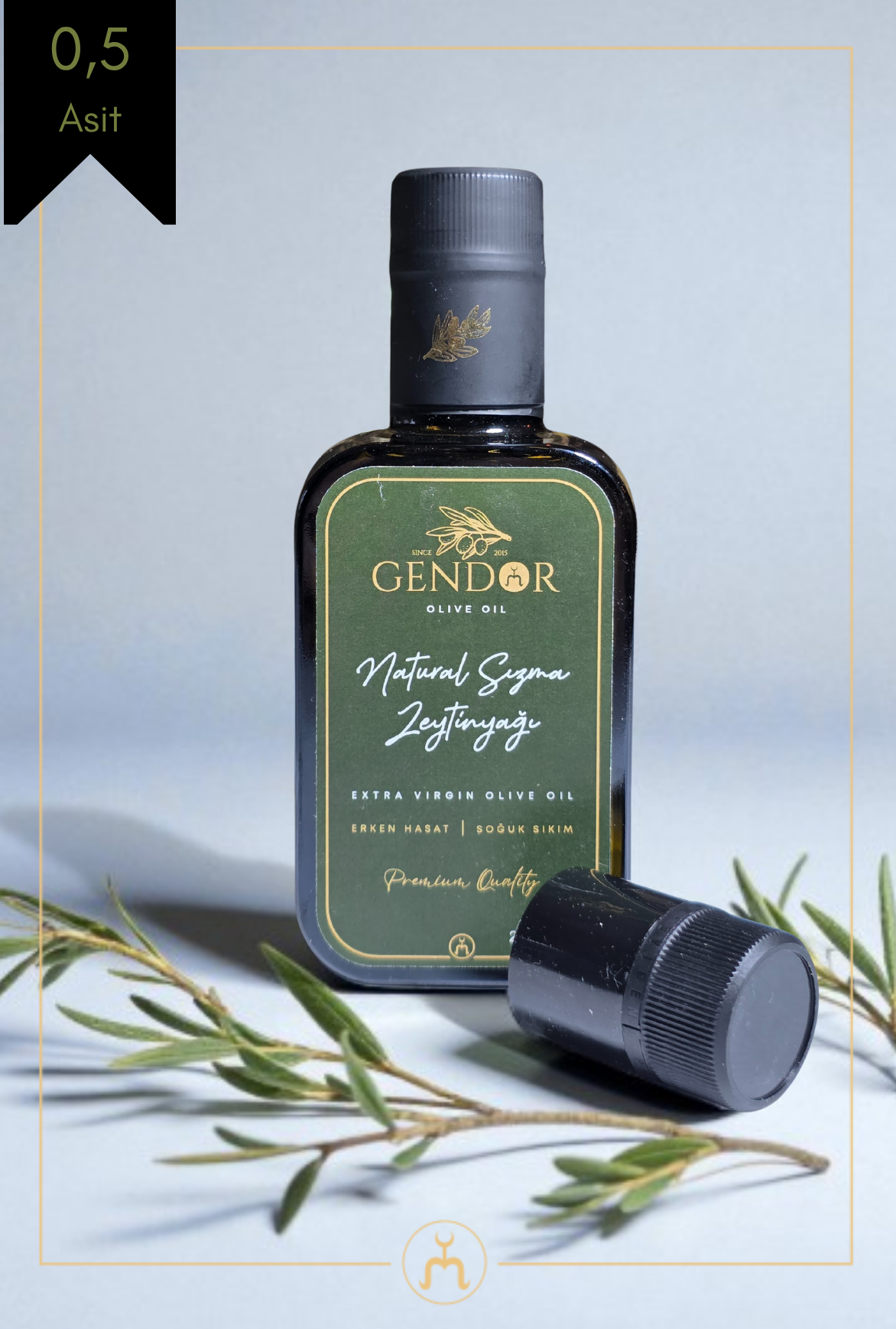 Natürel Sızma Filtresiz Zeytinyağı 250ml