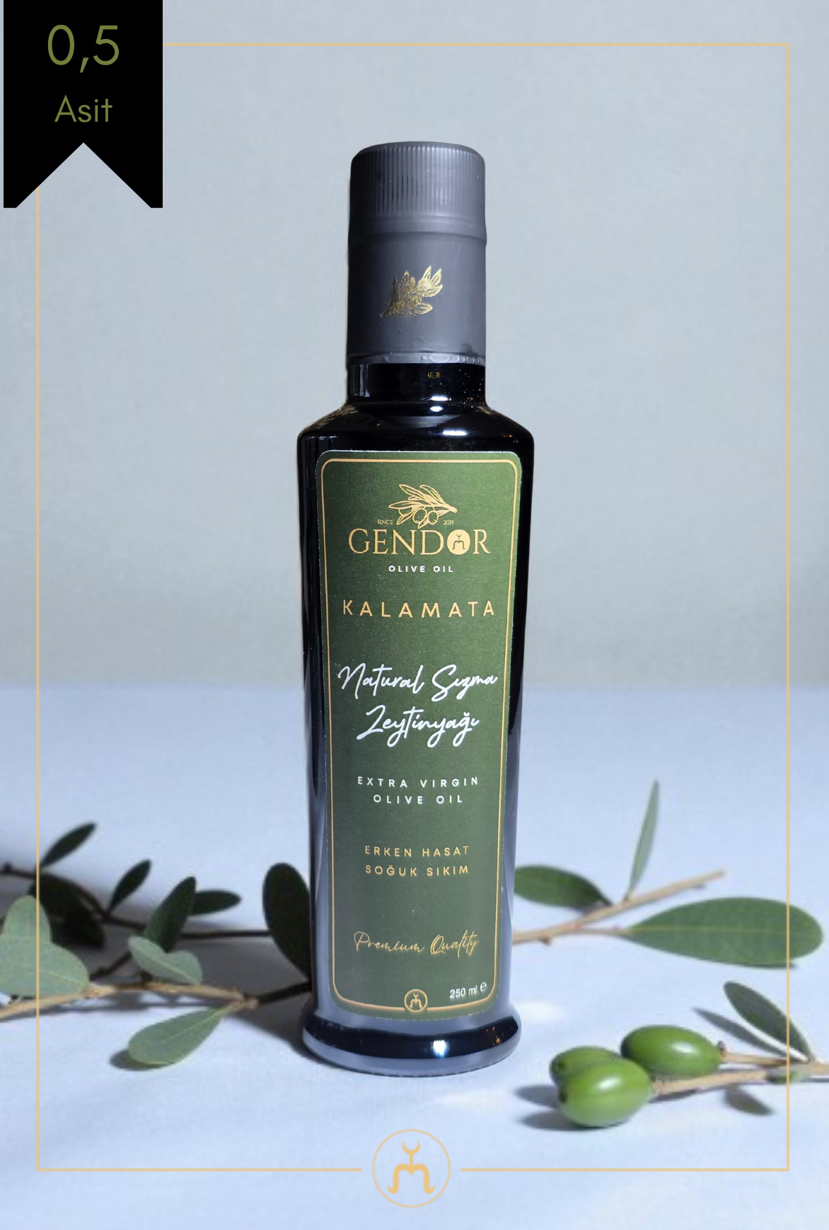 Natürel Sızma Filtresiz Zeytinyağı 250ml