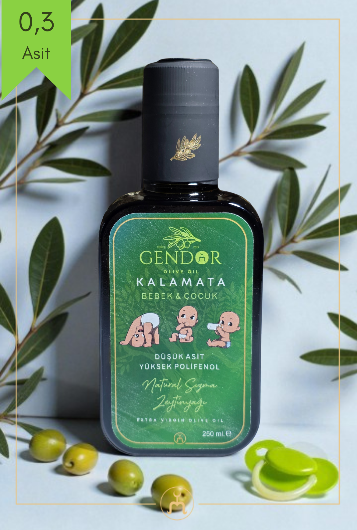 Kalamata BEBEK & ÇOCUK Natürel Sızma Zeytinyağı 250ml